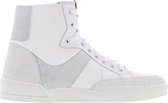 Tango | Brooke 8-b white leather high sneaker - white sole | Maat: 37