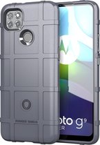 Voor Motorola Moto G9 Power Volledige dekking Schokbestendig TPU-hoesje (grijs)