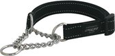 Rogz for dogs lumberjack choker zwart - 25 mmx50-70 cm - 1 stuks