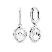 Parte Di Me 925 Sterling Zilveren La Sirena Magra Oorringen  - Wit,Zilver