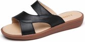 Platte bodem casual mode wilde sandalen voor dames (kleur: zwart maat: 36)
