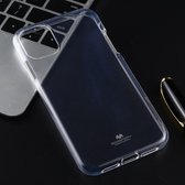GOOSPERY JELLY TPU schokbestendig en krasvast hoesje voor iPhone 11 (transparant)