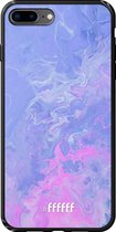 iPhone 8 Plus Hoesje TPU Case - Purple and Pink Water #ffffff