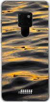 Huawei Mate 20 Hoesje Transparant TPU Case - Water Waves #ffffff