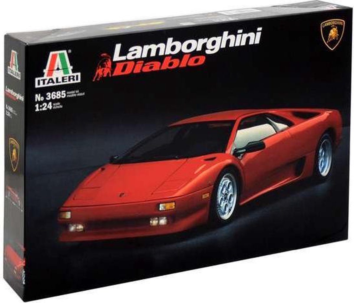 Italeri Modelbouwpakket Auto - 3685 Lamborghini Diablo Plastic - 1:24 - Modelbouw