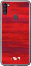 Samsung Galaxy A11 Hoesje Transparant TPU Case - Scarlet Canvas #ffffff