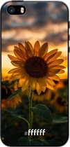 iPhone 5 Hoesje TPU Case - Sunset Sunflower #ffffff