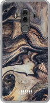 Huawei Mate 10 Pro Hoesje Transparant TPU Case - Wood Marble #ffffff