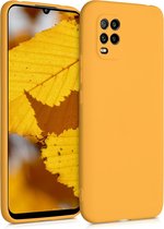 kwmobile telefoonhoesje geschikt voor Xiaomi Mi 10 Lite (5G) - Hoesje voor smartphone - Precisie camera uitsnede - In mango