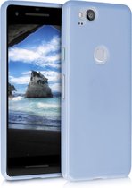 kwmobile telefoonhoesje voor Google Pixel 2 - Hoesje voor smartphone - Back cover in mat lichtblauw
