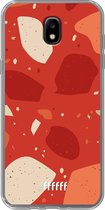 Samsung Galaxy J5 (2017) Hoesje Transparant TPU Case - Terrazzo N°4 #ffffff