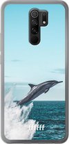 Xiaomi Redmi 9 Hoesje Transparant TPU Case - Dolphin #ffffff