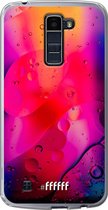 LG K10 (2016) Hoesje Transparant TPU Case - Colour Bokeh #ffffff