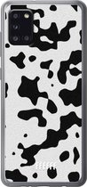 Samsung Galaxy A31 Hoesje Transparant TPU Case - Dalmation Print #ffffff