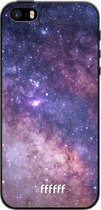 iPhone 5 Hoesje TPU Case - Galaxy Stars #ffffff