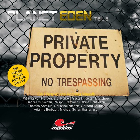 Planet Eden, Planet Eden, Teil 5 - cover