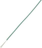 Conrad Components SH1998C393 Draad LiY 1 x 0.50 mm² Groen, Geel 25 m