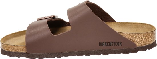 Birkenstock Arizona Heren Slippers Regular fit - Brown - Maat 43 - Birkenstock