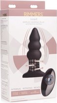 Model I Rippled Rimming Plug - Black - Anal Vibrators