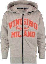 Vingino Vest Milano Jongens Katoen/polyester Grijs/oranje Maat 116