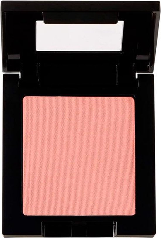 Maybelline Fit Me Blush 25 Pink, een zachtroze blush met fijne glitters.