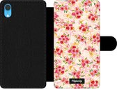 Wallet case - geschikt voor iPhone Xr - Floral N°5