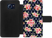 Wallet case - geschikt voor Samsung Galaxy S6 Edge - Floral N°6