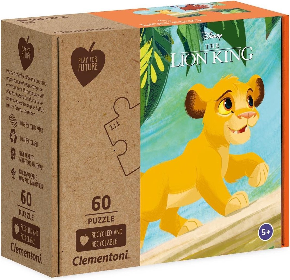 Disney Legpuzzel The Lion King Junior Karton 60 Stukjes