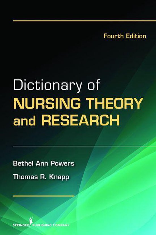 Dictionary of Nursing Theory and Research - cover