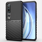 Voor Xiaomi Mi 10 Pro Thunderbolt Shockproof TPU Soft Case (zwart)