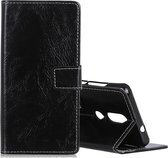 Retro Crazy Horse Texture horizontale flip lederen case voor Nokia 4.2, met houder & kaartsleuven & fotolijst (zwart)