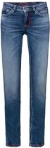 Soccx ® jeans met rechte pijpen en used look, Blauw (W33 X L30)