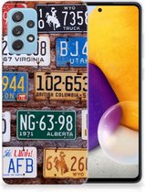 Hippe Hoesjes Geschikt voor Samsung Galaxy A72 Telefoon Hoesje Kentekenplaten