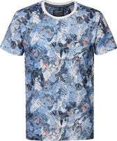 Petrol Industries - Heren Botanic t-shirt - Blauw - Maat L