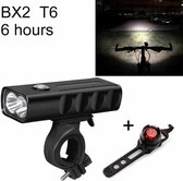 Let op type!! BX2 USB opladen fiets Light front Stuur LED Light (6 uur  T6 PLUS Gem lamp)