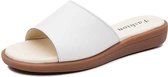 Eenvoudig en mode antislip slijtvaste sandalen Pantoffels voor dames (kleur: wit maat: 40)