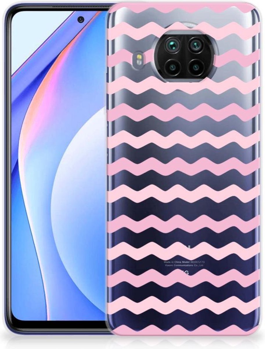 TPU Hoesje voor Xiaomi Mi 10T Lite TPU bumper Waves Roze
