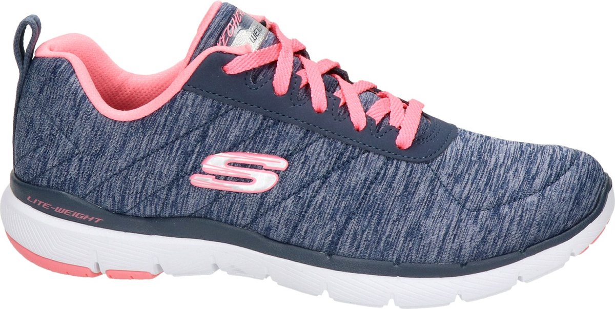 Skechers Flex Appeal 3.0-Insiders Sneakers Dames - Navy Coral - Maat 37 |  bol.com