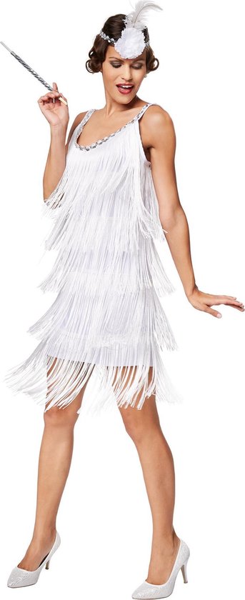 zingen omverwerping knop dressforfun - Vrouwenkostuum charleston diva XXL - verkleedkleding kostuum  halloween... | bol.com