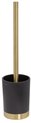 Tiger Tune -  Brosse WC avec support autoportante - Laiton brossé / Noir