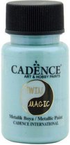 Cadence Twin Magic metallic verf blauwgroen 01 070 0011 0050 50 ml