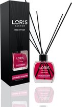 LORIS - Parfum - Geurstokjes - Huisgeur - Huisparfum - Raspberry & Lilac - 120ml - BES LED