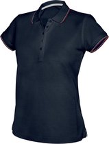 Kariban Dames/dames Contrast Poloshirt met korte mouwen (Marine)