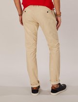 River Woods Slim fit chino in katoen in bruin