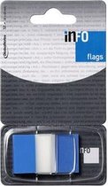 Info flags 25x43mm blauw blister � 50 stuks
