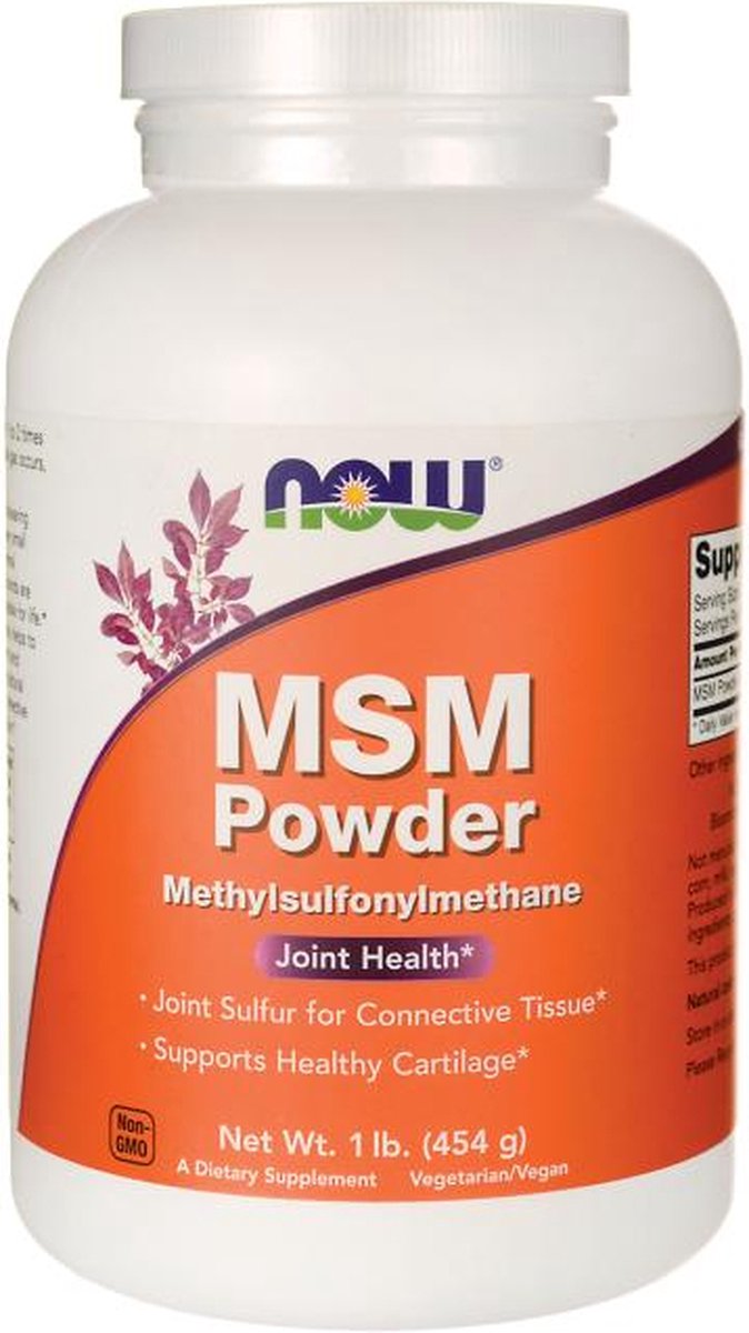 Goedkoopste NOW Foods - MSM Poeder (454 gram
