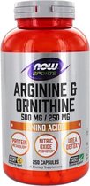 Arginine Ornithine 500/250 - 250 capsules