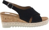 Gabor 62.831.47 Dames Sandalen - Zwart - Maat 37