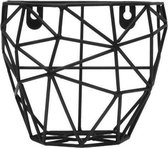 TAK Design Thanwa Basket L - Fixation murale - Fil métallique - 20,5 x 11,5 x 15 cm - Noir