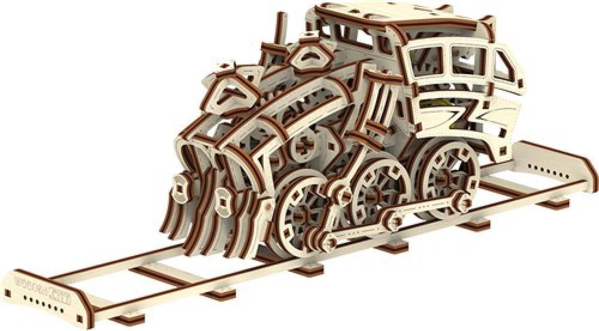Wooden.City houten 3D puzzel Dream Express modelbouw trein 220 stukjes.
